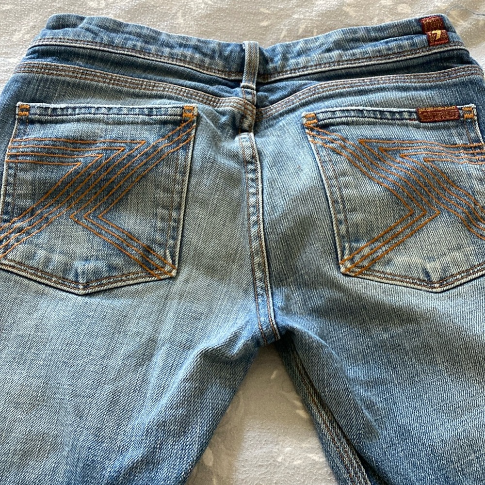 Boot cut denim jeans are all the rage